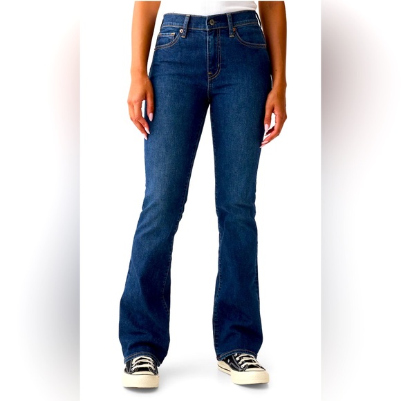 GAP denim 1969 Perfect Boot 32R Dark Wash - Picture 1 of 7